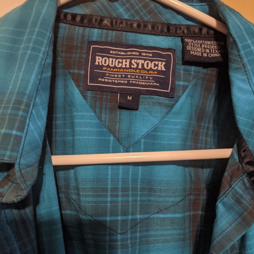 Blue button up - Picture 5 of 5